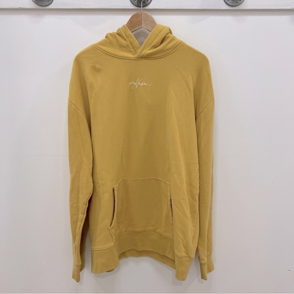 Hollister XL men’s mustard hooded sweatshirt